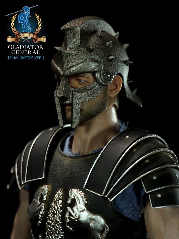 Battle field _Russell Rome Toy PG002A Pangaea 1/6 PG02 Gladiator General_ Head 
