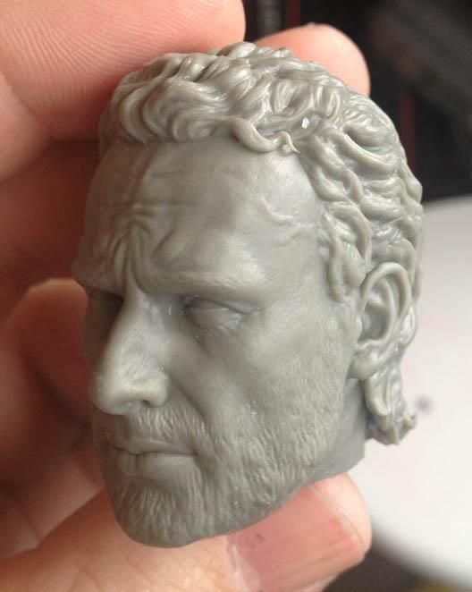 Head Sculpt digital modelliert von Sean Dabbs