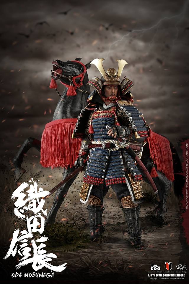 COO Models Japan Samurai Oda Nobunaga Large Flag & WOOD Stand loose 1/6th scale 