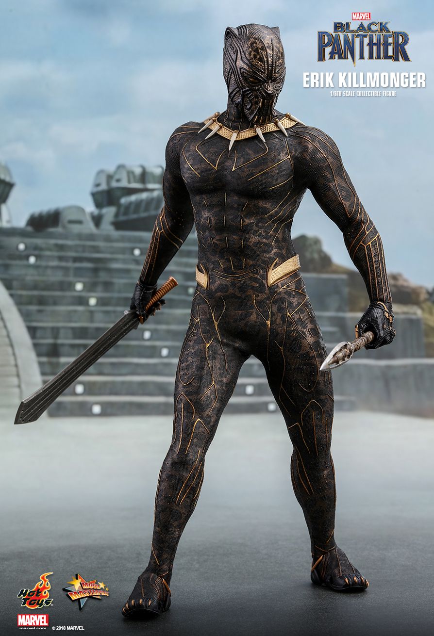 Marvel Legends Black Panther: Erik Killmonger – Action Figure Da 15 Cm Ispirata Al Film