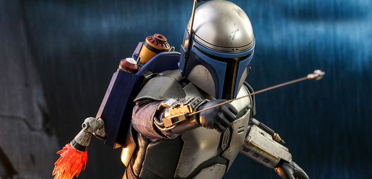 Hot Toys 1:6 Jango Fett - Star Wars Episodio II: L'attacco Dei Cloni - Action Figure Da Collezione 30 Cm