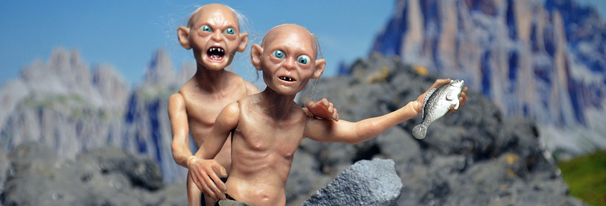 Asmus Toys: Gollum & Sméagol (Lord of the Rings)